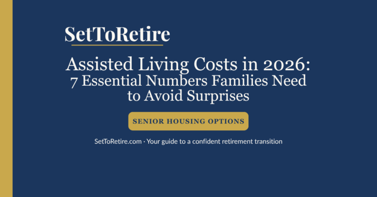 Assisted living costs in 2026: 7 essential numbers families need to avoid surprises — SetToRetire.com