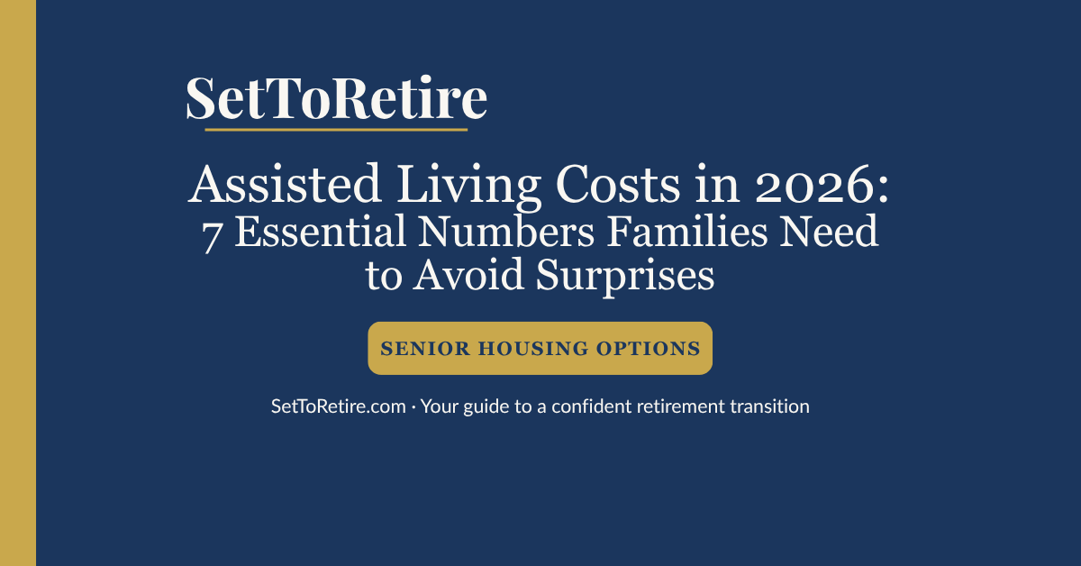 Assisted living costs in 2026: 7 essential numbers families need to avoid surprises — SetToRetire.com